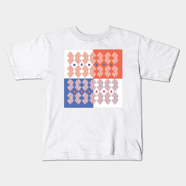 Royal pattern Kids T-Shirt by dddesign